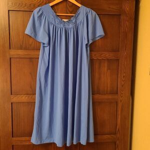 Shadowline Vintage Nightgown Blue